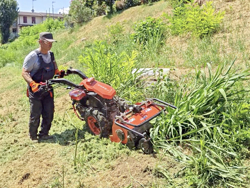 vendbar tohjulet traktor 420cc loncin benzinmotor