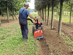 vendbar tohjulet traktor 420cc loncin benzinmotor