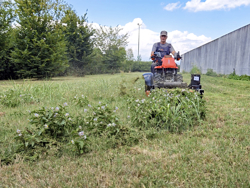 vendbar tohjulet traktor 420cc loncin benzinmotor