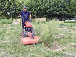 vendbar tohjulet traktor 420cc loncin benzinmotor