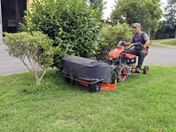 vendbar tohjulet traktor 420cc loncin benzinmotor