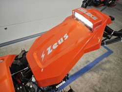 vendbar tohjulet traktor 420cc loncin benzinmotor