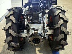 vendbar tohjulet traktor 420cc loncin benzinmotor