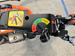 vendbar tohjulet traktor 420cc loncin benzinmotor