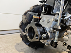 vendbar tohjulet traktor 420cc loncin benzinmotor