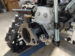 vendbar tohjulet traktor 420cc loncin benzinmotor zeus ltr