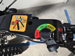 vendbar tohjulet traktor 420cc loncin benzinmotor zeus ltr