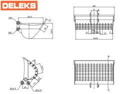 skovl til mini gravemaskin m100 600st