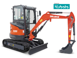 mini gravemaskine 2.8 ton s280ck