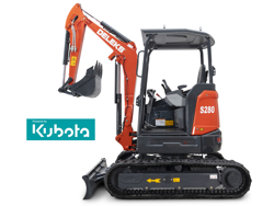 mini gravemaskine 2.7 ton s280 kubota