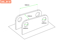 skovl til mini gravemaskin s380 1000st