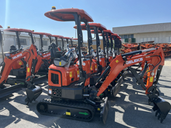 mini gravemaskine 1 ton m120