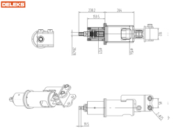 jordborr mini gravemaskine 1 ton s100