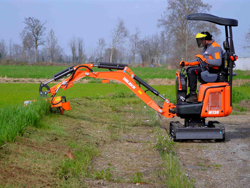 mini gravemaskine 1 ton m130
