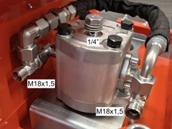 hydraulisk grensav med 3 klinger hrdisc3
