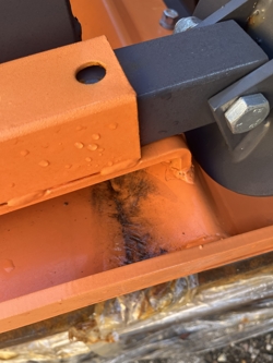 frontal sne blad med 3 punkt fæste til traktor ln 175 c RENOVERET 22