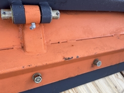 frontal sne blad med 3 punkt fæste til traktor ln 200 c RENOVERET 23