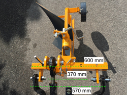 single plough for tractors as iseki kubota dp 18