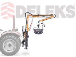 hydraulic forestry crane with log grapple for tractor crab 3000