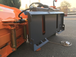 snowplough for up to 3 0 ton skid steer loaders lnv 250 m