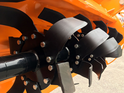 rotavator tiller for heavy tractors crawler tractors working width 135cm mod dfh 135