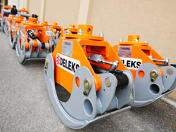 log grapple for mini diggers forest crane or manur loading dk11 c