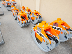 log grapple for mini diggers forest crane or manur loading dk11 c