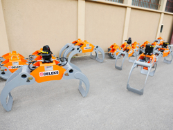 log grapple mini diggers forest crane or manure loading dk 16