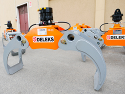 log grapple with fixed rotator for quick linkage dk 16 gr 55ff