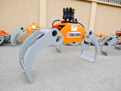 log grapple with fixed rotator for quick linkage dk 16 gr 55ff