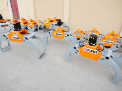 log grapple with fixed pendulum rotator for minidiggers and forest cranes dk 16 gr 30f