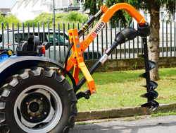 post hole digger for traktor with hydraulic system l 50h