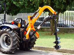 post hole digger for traktor with hydraulic system l 50h