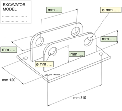 attachment for mini excavators