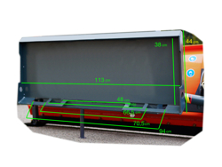 light snow plow for skid steer loaders lns 190 m