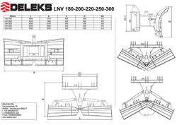 snowplow with 3 point linkage for tractor lnv 220 c