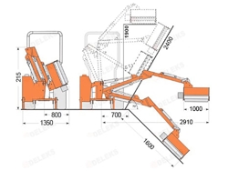tractor mounted hedge cutter airone 100