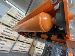 shredder with hydraulic side shift for orchard tractors mod jaguar 150