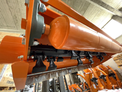 shredder with hydraulic side shift for orchard tractors mod jaguar 150