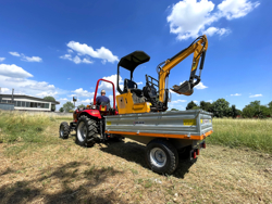 3 way hydraulic tipping trailer for tractor rm 14 t3