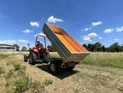3 way hydraulic tipping trailer for tractor rm 14 t3