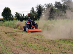 adjustable sideshift flail mower for 60 90hp tractors shredder with hammers mulcher mod tigre 200