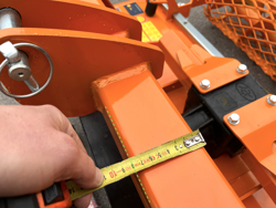 adjustable stone burier for tractors dfu 160