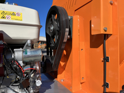 petrol chipper shredder woodchipper with engine dk 900 lifan