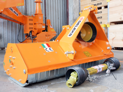 mulcher for compact tractors 120cm shredder mower with hammers lince 120