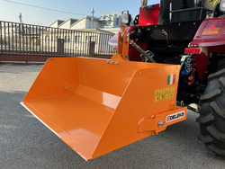 tipping transportbox for tractor bucket 120 l