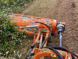 sideshift flail mower heavy offset side mulcher for tractors alce 200