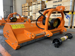 shredder with hydraulic side shift for orchard tractors mod jaguar 130