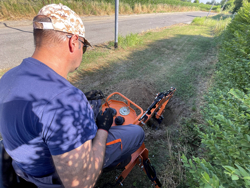 mini backhoe for universal compact tractors drs 1000
