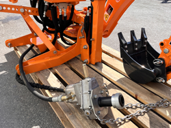 mini backhoe for universal compact tractors drs 1000